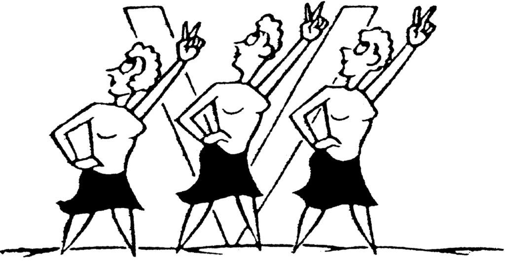 Illustration of 3 women